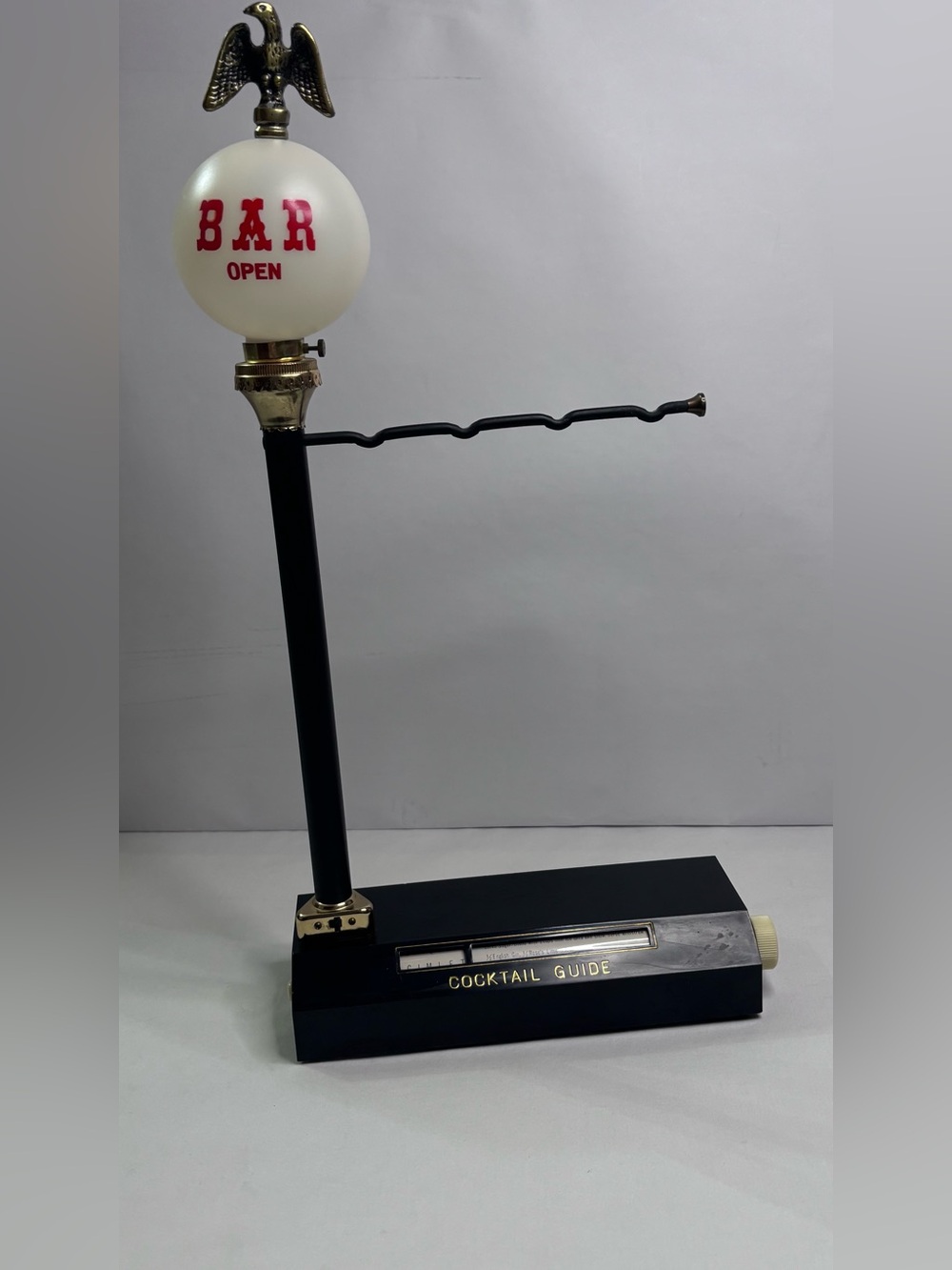 Vintage 1968 Royal London,LTD  Guide Bar Open Lamp